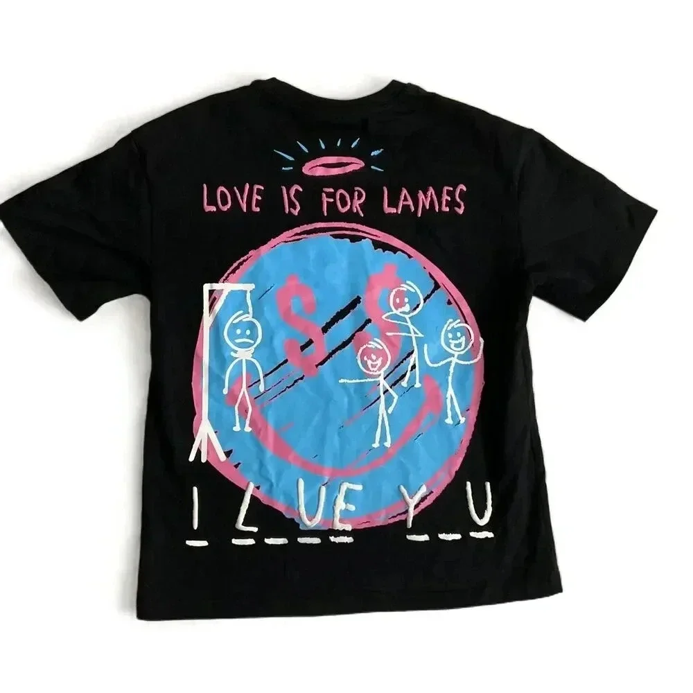 Evol Black Crew Neck‎ Love Is For Lames Medium Tshirt